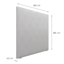 Moondaca Têtes De Lit Tête De Lit Déco Tapissier Gris Perle Forme Droite 160cm 12 Moondaca Têtes De Lit Tête De Lit Déco Tapissier Gris Perle Forme Droite 160cm -Tables De Chevet Soldes tete de lit deco tapissier gris perle forme droite 160cm 4