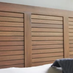 Tikamoon Têtes De Lit Tête De Lit En Acajou Massif 160 Cm -Tables De Chevet Soldes tete de lit en acajou massif 160 cm 2