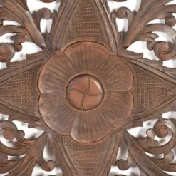 GINER Y COLOMER Têtes De Lit Tête De Lit En Bois De Manguier Couleur Noyer -Tables De Chevet Soldes tete de lit en bois de manguier couleur noyer 2