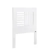 MOYCOR Têtes De Lit Tête De Lit En Bois De Mindi Blanc L100 -Tables De Chevet Soldes tete de lit en bois de mindi blanc l100