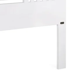 MOYCOR Têtes De Lit Tête De Lit En Bois De Mindi Blanc L100 -Tables De Chevet Soldes tete de lit en bois de mindi blanc l100 2