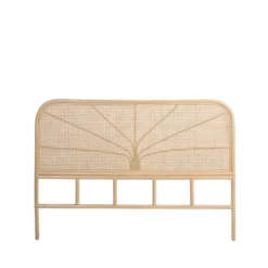 Drawer Têtes De Lit Tête De Lit En Cannage De Rotin L148xH110cm