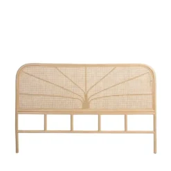 Drawer Têtes De Lit Tête De Lit En Cannage De Rotin L188xH110cm