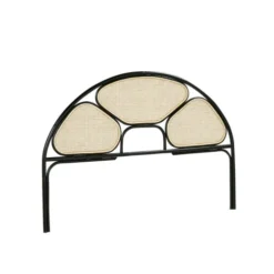 Bois Dessus Bois Dessous Têtes De Lit Tête De Lit En Cannage Et Rotin Noir L160 -Tables De Chevet Soldes tete de lit en cannage et rotin noir l160 2