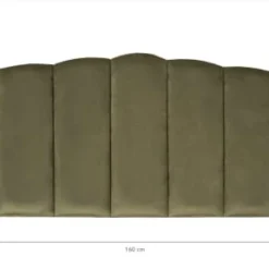 RNT By Really Nice Things Têtes De Lit Tête De Lit En Contreplaqué Et Velours Vert Sauge. 11 RNT By Really Nice Things Têtes De Lit Tête De Lit En Contreplaqué Et Velours Vert Sauge. -Tables De Chevet Soldes tete de lit en contreplaque et velours vert sauge 3