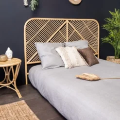 Drawer Têtes De Lit Tête De Lit En Rotin 148cm -Tables De Chevet Soldes tete de lit en rotin 148cm 6