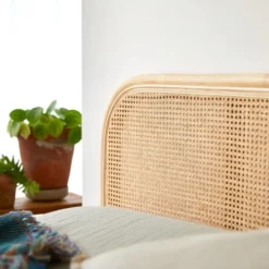 Tikamoon Têtes De Lit Tête De Lit En Rotin Cannée 160 Cm -Tables De Chevet Soldes tete de lit en rotin cannee 160 cm 8