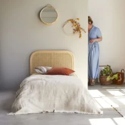 Tikamoon Têtes De Lit Tête De Lit En Rotin Cannée 90 Cm