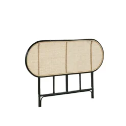 Bois Dessus Bois Dessous Têtes De Lit Tête De Lit En Rotin Et Cannage L160 -Tables De Chevet Soldes tete de lit en rotin et cannage l160 2