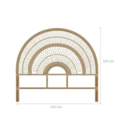 Rendez Vous Déco Têtes De Lit Tête De Lit En Rotin Naturel 140 Cm 9 Rendez Vous Déco Têtes De Lit Tête De Lit En Rotin Naturel 140 Cm -Tables De Chevet Soldes tete de lit en rotin naturel 140 cm 2