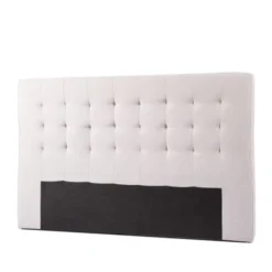 Drawer Têtes De Lit Tête De Lit En Tissu 170 Cm Gris Clair -Tables De Chevet Soldes tete de lit en tissu 170 cm gris clair 3