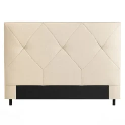 Usinestreet Têtes De Lit Tête De Lit En Tissu BAILA - Beige, Largeur - 160 Cm