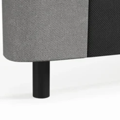 Usinestreet Têtes De Lit Tête De Lit En Tissu BAILA - Gris Clair, Largeur - 140 Cm -Tables De Chevet Soldes tete de lit en tissu baila gris clair largeur 140 cm 5