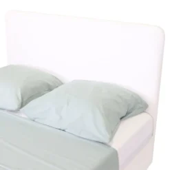 Homifab Têtes De Lit Tête De Lit En Tissu Bouclette Blanc 140 Cm -Tables De Chevet Soldes tete de lit en tissu bouclette blanc 140 cm 3