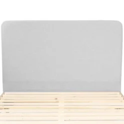 Homifab Têtes De Lit Tête De Lit En Tissu Gris Clair 160 Cm -Tables De Chevet Soldes tete de lit en tissu gris clair 160 cm 8