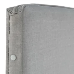 Oviala Têtes De Lit Tête De Lit En Tissu Gris Clair 180 Cm -Tables De Chevet Soldes tete de lit en tissu gris clair 180 cm 3