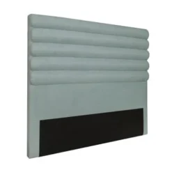 Usinestreet Têtes De Lit Tête De Lit En Tissu LUCA - Bleu Clair, Largeur - 140 Cm -Tables De Chevet Soldes tete de lit en tissu luca bleu clair largeur 140 cm 3