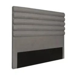 Usinestreet Têtes De Lit Tête De Lit En Tissu LUCA - Gris, Largeur - 140 Cm -Tables De Chevet Soldes tete de lit en tissu luca gris largeur 140 cm 3