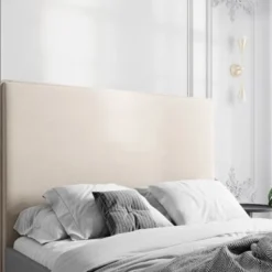 CXL By Christian Lacroix Têtes De Lit Tête De Lit En Velours Beige 120x200x10 -Tables De Chevet Soldes tete de lit en velours beige 120x200x10 2