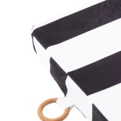 RNT By Really Nice Things Têtes De Lit Tête De Lit En Velours Et Mousse Imprimé à Franges Blanches Et Noires. 12 RNT By Really Nice Things Têtes De Lit Tête De Lit En Velours Et Mousse Imprimé à Franges Blanches Et Noires. -Tables De Chevet Soldes tete de lit en velours et mousse imprime a franges blanches et noires 4