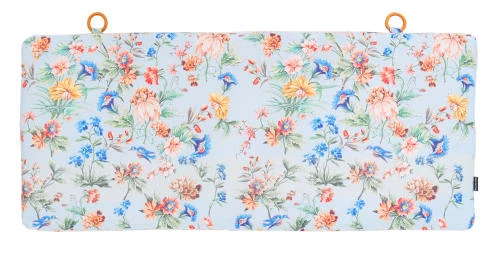 RNT By Really Nice Things Têtes De Lit Tête De Lit En Velours Et Mousse Imprimé Floral, Fond Bleu Clair. 3 RNT By Really Nice Things Têtes De Lit Tête De Lit En Velours Et Mousse Imprimé Floral, Fond Bleu Clair.