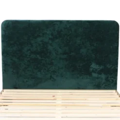 Homifab Têtes De Lit Tête De Lit En Velours Gratté Vert Bouteille 160 Cm -Tables De Chevet Soldes tete de lit en velours gratte vert bouteille 160 cm 2