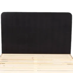 Homifab Têtes De Lit Tête De Lit En Velours Gris Anthracite 160 Cm -Tables De Chevet Soldes tete de lit en velours gris anthracite 160 cm 2