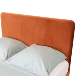 Homifab Têtes De Lit Tête De Lit En Velours Rouille 160 Cm -Tables De Chevet Soldes tete de lit en velours rouille 160 cm 5