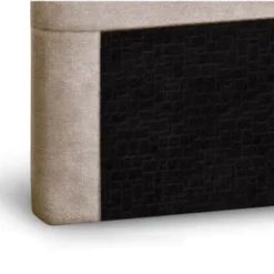 Usinestreet Têtes De Lit Tête De Lit Lisse En Tissu NUMA - Beige, Largeur - 160 Cm -Tables De Chevet Soldes tete de lit lisse en tissu numa beige largeur 160 cm 5