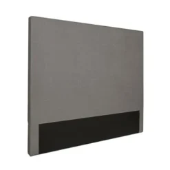 Usinestreet Têtes De Lit Tête De Lit Lisse En Tissu NUMA - Gris, Largeur - 160 Cm -Tables De Chevet Soldes tete de lit lisse en tissu numa gris largeur 160 cm 3