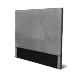 Usinestreet Têtes De Lit Tête De Lit Lisse En Tissu NUMA - Gris, Largeur - 160 Cm -Tables De Chevet Soldes tete de lit lisse en tissu numa gris largeur 160 cm 5