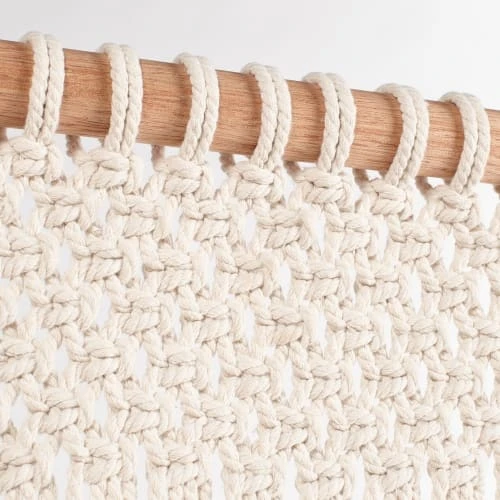 Maisons Du Monde Têtes De Lit Tête De Lit Macramé En Coton Et Corde 5 Maisons Du Monde Têtes De Lit Tête De Lit Macramé En Coton Et Corde – Image 3