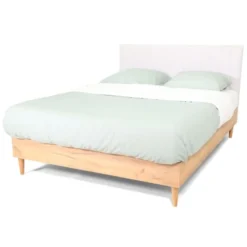 Homifab Têtes De Lit Tête De Lit Matelassé En Tissu Gris Clair 160 Cm -Tables De Chevet Soldes tete de lit matelasse en tissu gris clair 160 cm 5