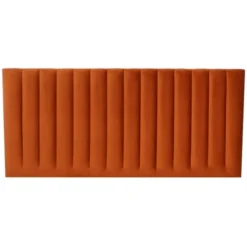 Homifab Têtes De Lit Tête De Lit Matelassé En Velours Rouille 140 Cm