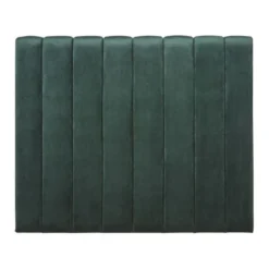 Maisons Du Monde Têtes De Lit Tête De Lit Matelassée 160 En Velours Vert