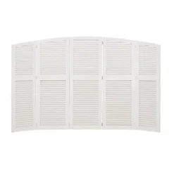 Maisons Du Monde Têtes De Lit Tête De Lit Pliante Avec Persiennes Blanche