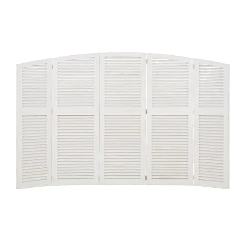 Maisons Du Monde Têtes De Lit Tête De Lit Pliante Avec Persiennes Blanche 3 Maisons Du Monde Têtes De Lit Tête De Lit Pliante Avec Persiennes Blanche