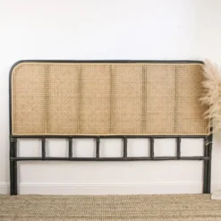 Saudara Collections Têtes De Lit Tête De Lit Rotin Et Cannage -Tables De Chevet Soldes tete de lit rotin et cannage 9