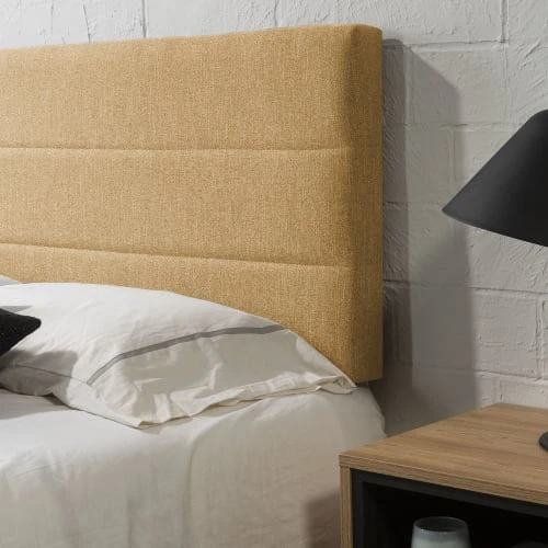 HOMN Têtes De Lit Tête De Lit Tapissée 140x60 Cm Couleur Moutarde, 8 Cm D'épaisseur 5 HOMN Têtes De Lit Tête De Lit Tapissée 140x60 Cm Couleur Moutarde, 8 Cm D'épaisseur – Image 3