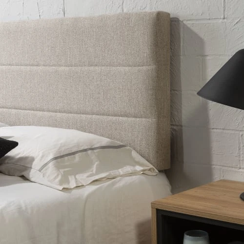 HOMN Têtes De Lit Tête De Lit Tapissée 150x60 Cm Couleur Beige, 8 Cm D'épaisseur 5 HOMN Têtes De Lit Tête De Lit Tapissée 150x60 Cm Couleur Beige, 8 Cm D'épaisseur – Image 3