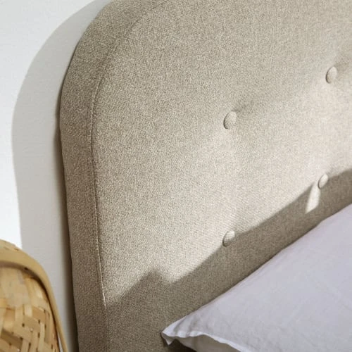 HOMN Têtes De Lit Tête De Lit Tapissée 160x60 Cm Couleur Beige, 8 Cm D'épaisseur 8 HOMN Têtes De Lit Tête De Lit Tapissée 160x60 Cm Couleur Beige, 8 Cm D'épaisseur – Image 6