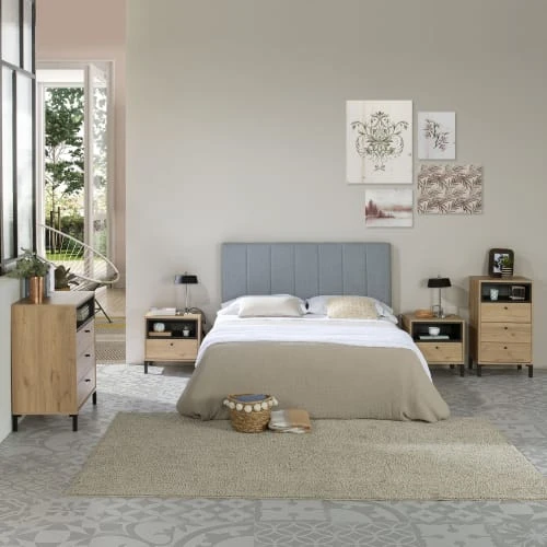 HOMN Têtes De Lit Tête De Lit Tapissée 160x60 Cm Couleur Gris, 8 Cm D'épaisseur 4 HOMN Têtes De Lit Tête De Lit Tapissée 160x60 Cm Couleur Gris, 8 Cm D'épaisseur – Image 2