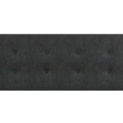 Moondaca Têtes De Lit Tête De Lit Tissu Déco Capitonnée Gris Fixation Murale 140cm