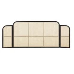 Maisons Du Monde Têtes De Lit Tête De Lit Vintage 140/160 En Bois De Frêne Massif Et Cannage En Rotin -Tables De Chevet Soldes tete de lit vintage 140 160 en bois de frene massif et cannage en rotin 1000 1 24 219743 2