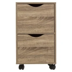 Five Simply Smart Tables De Chevet Tour 2 Tiroirs Roulettes Naturel -Tables De Chevet Soldes tour 2 tiroirs roulettes naturel 3